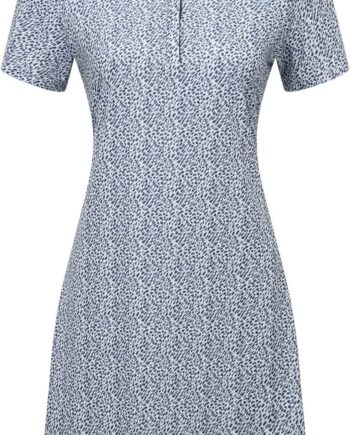 Hvid Footjoy Animal Print Dame Kjole White Navy Str - Footjoy Jeans  - 0196665826069