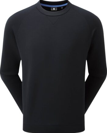 Sort Footjoy Crew Neck Sweatee Shirt Herre Pullover Black Str Xxxl - Footjoy Shirt