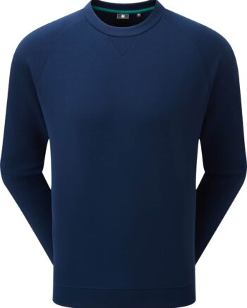 Navy Footjoy Crew Neck Sweatee Shirt Herre Pullover Str Xxxl - Footjoy Shirt