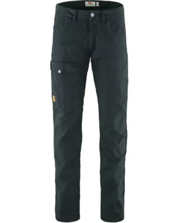 Grøn Fjallraven Greenland Jeans Herre Mænd Long Dark Navy Bukser - Fjällräven Jeans  - 7323450643041