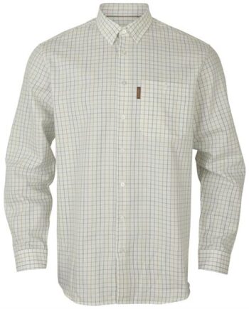 Hvid Harkila Allerston Shirt Mens Emerald Green White - Härkila Shirt  - 5714733605627