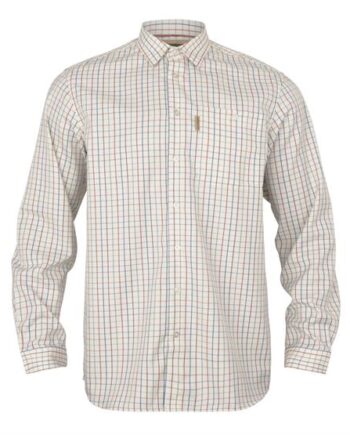 Harkila Haywood Woolblend Shirt Mens Arabian Spice Check - Härkila Shirt  - 5714733775986