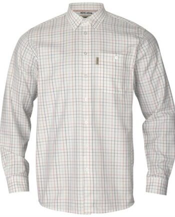 Hvid Harkila Retrieve Shirt Mens Bloodstone White - Härkila Shirt  - 5714733610157