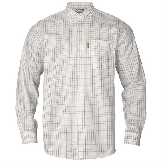 Hvid Harkila Retrieve Shirt Mens Bloodstone White - Härkila Shirt - 5714733610157