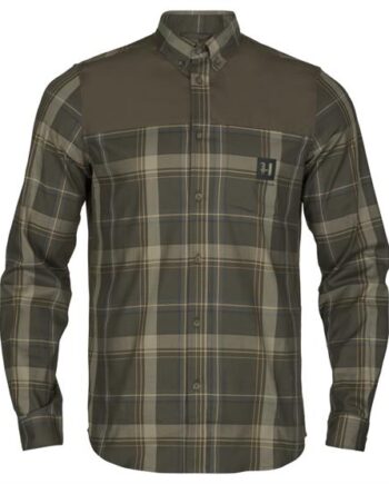 Grøn Harkila Anker Shirt Mens Willow Green - Härkila Shirt  - 5714733634481
