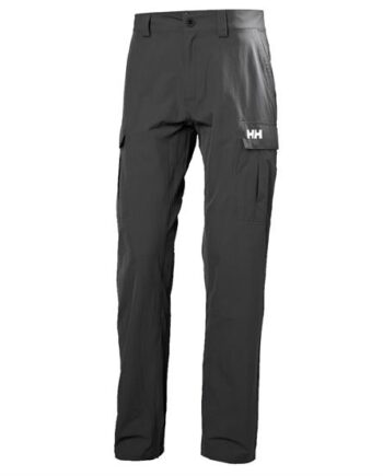 Helly Hansen Mens Cargo Pants Ebony - Helly Hansen Jeans  - 7040055594348