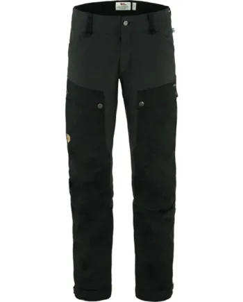 Sort Fjallraven Keb Trousers Herre Mænd Black Short Bukser - Fjällräven Jeans  - 7323450915551