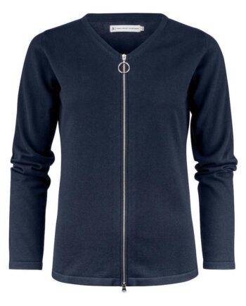 James Harvest Ashland Cardigan Dame 2122511 Navy Sweatee Shirt James Harvest Trøjer - James Harvest Shirt  - 7332592306639