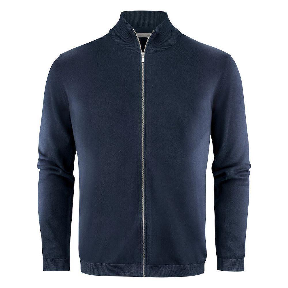 James Harvest Ashland Cardigan Herre 2112514 Navy Sweatee Shirt James Harvest Trøjer - James Harvest Shirt - 7332592306455