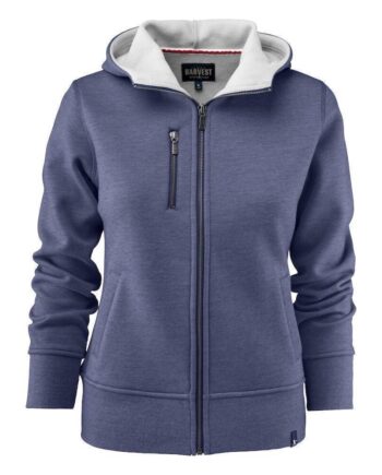 James Harvest Parkwick Dame 2121034 Dark Blue Melange Sweatee Shirt James Harvest Trøjer - James Harvest Shirt  - 7332592209121