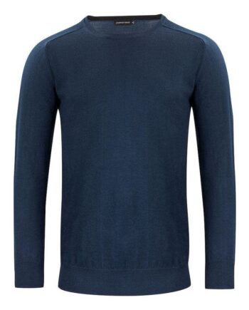 Harvest & Frost Merino Herre 2930201 Navy Sweatee Shirt Harvest & Frost - Shirt  - 7332592274716