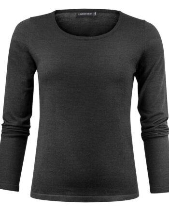 Sort Harvest & Frost Merino Woman 2930203 Black Sweatee Shirt Harvest & Frost - Shirt  - 7332592275416