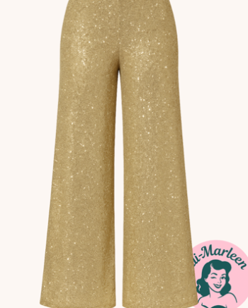 Guld Bukser Miss Golden Diva Med Glitter - Jeans