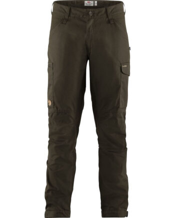 Fjallraven Kaipak Bukser Dark Olive - Fjällräven Jeans  - FJ8446663346