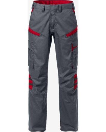Kansas Bukser Dame 2554 Stfp 129483 Grå Rød Bukser 122396 796 122396 896 - Kansas Jeans  - 7322302832251