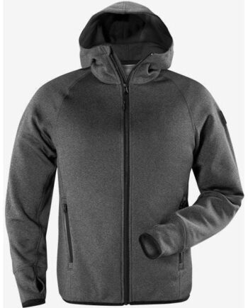 Kansas Calcium Polartec Power Hoodie 131305 Antracitgrå Sweatee Shirt Herre Hættetrøje - Kansas Shirt  - 7322303027373
