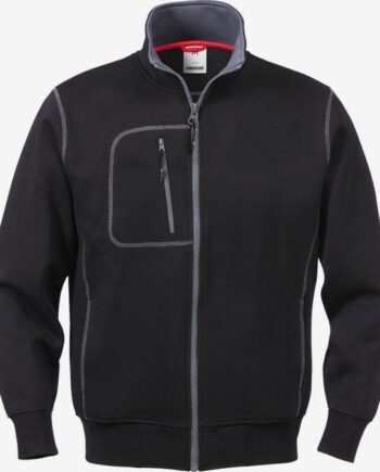 Sort Kansas Code Jakke Sweatee Shirt 110169 Sweatee Shirt Herre Oeko Tex - Kansas Shirt  - 7322302305694