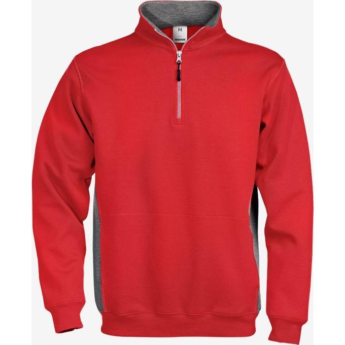 Kansas Code Sweatee Shirt Med Lynlås 100209 Rød Sweatee Shirt 100222 910 111840 331 - Kansas Shirt - 7322302041271
