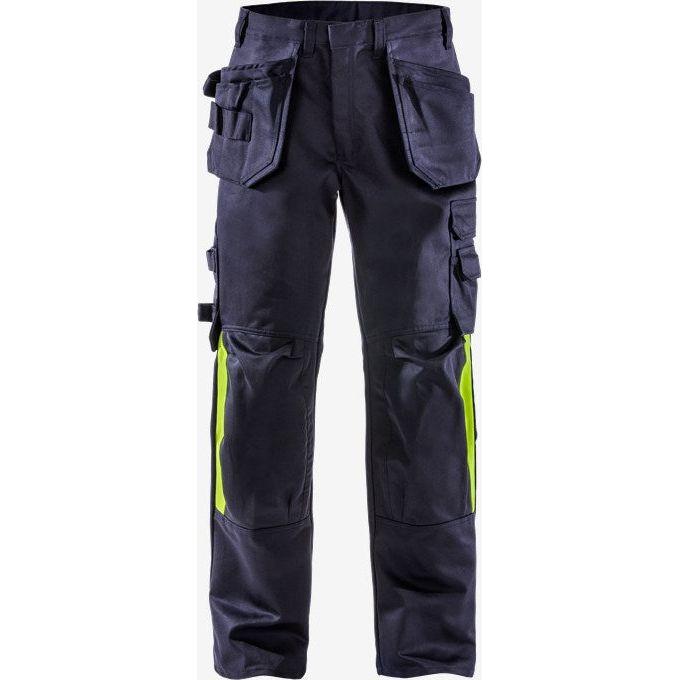 Kansas Flame Håndværker Bukser 2030 100329 Mørk Marine C146 Bukser 124292 896 Dame - Kansas Jeans  - 7322302084452