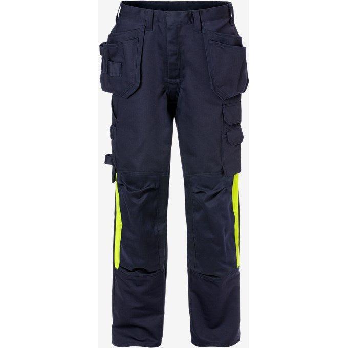 Kansas Flame Håndværker Bukser Til Damer 2730 125954 Mørk Marine Bukser 125952 171 Dame - Kansas Jeans  - 7322302688438