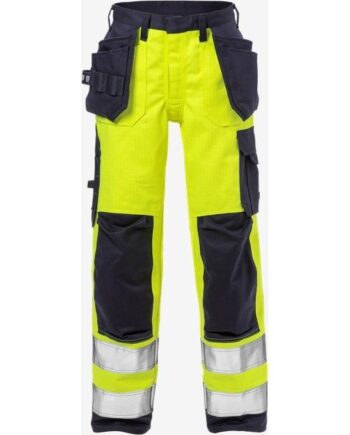 Kansas Flame Vis Håndværker Buks Dame 2589 Gul Mari Bukser 125952 171 Dame - Kansas Jeans  - 7322302688100