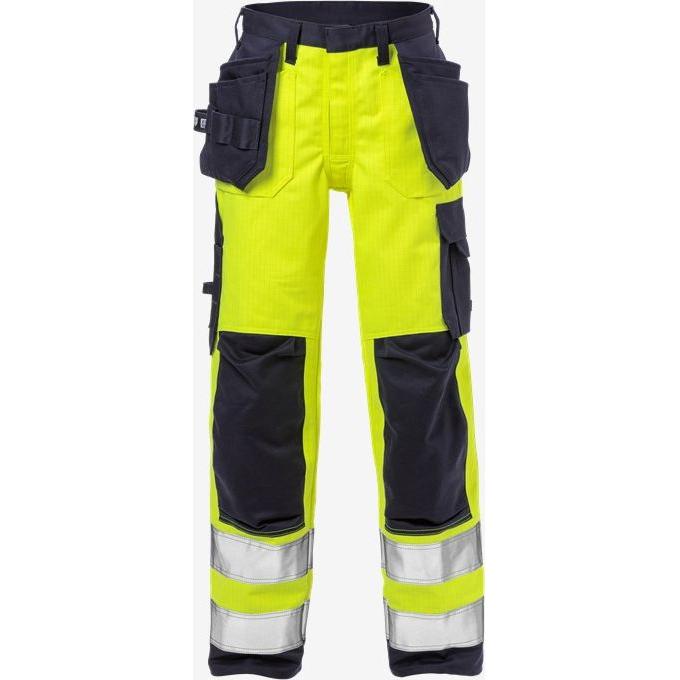Kansas Flame Vis Håndværker Buks Dame 2589 Gul Mari Bukser 125952 171 Dame - Kansas Jeans  - 7322302688100