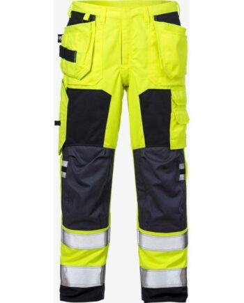 Kansas Flamestat Vis HÅndvÆrkerbukser 2075 Gul Mari C146 Bukser 125041 171 Arbejdsbukser - Kansas Jeans  - 7322302455078