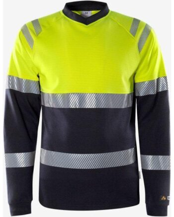 Kansas Flamestat Vis LangÆrmet Shirt 7107 Tfl Gul Mari Shirts 129520 171 Beklædning - Kansas Shirt  - 7322303183482