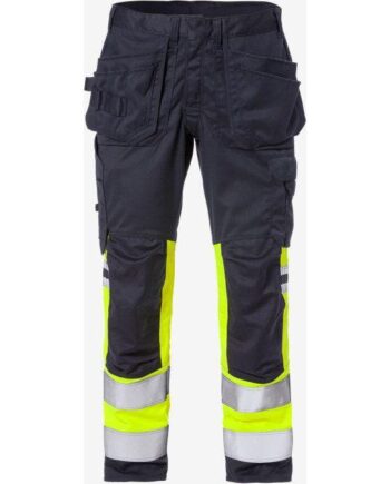 Kansas Flamestat Vis Stretch HÅndvÆrkerbukser 2163 Gul Mari C146 Bukser 127669 171 Arbejdsbuks - Kansas Jeans  - 7322302836310