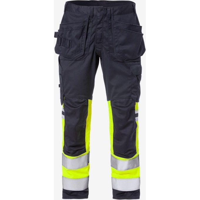 Kansas Flamestat Vis Stretch HÅndvÆrkerbukser 2163 Gul Mari C146 Bukser 127669 171 Arbejdsbuks - Kansas Jeans  - 7322302836310