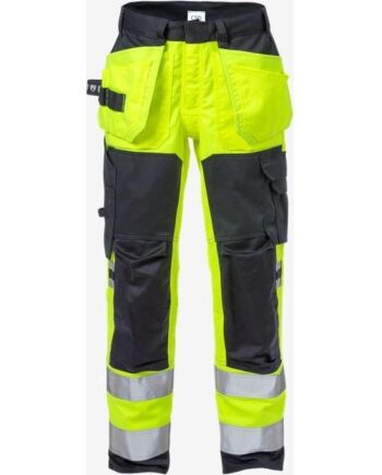 Kansas Flamestat Vis Stretch HÅndvÆrkerbukser 2167 Gul Mari C146 Bukser 127669 171 Arbejdsbuks - Kansas Jeans  - 7322302836563