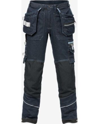 Kansas Gen Håndværker Denim Stretch Buks 2131 124152 Indigoblå C146 Bukser 127668 545 Discount - Kansas Jeans  - 7322302658912