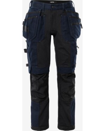 Grøn Kansas Green Håndværkerbukser Stretch 2530 Gcyd Marineblå C44 Bukser - Kansas Jeans  - 7322304162509
