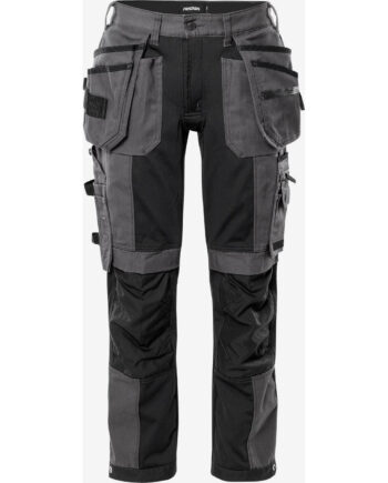 Grøn Kansas Green Håndværkerbukser Stretch 2530 Gcyd Gråt C44 Bukser - Kansas Jeans  - 7322304162776