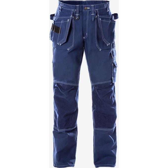 Kansas Håndværker Bomuld Bukser 255k Blå C144 Bukser 124292 896 Discount - Kansas Jeans - 7392025033501