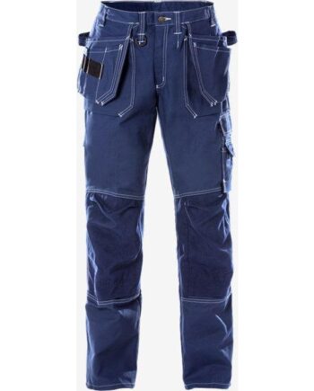 Kansas Håndværker Bomuld Bukser Dame 253k Blå Bukser Bukser Discount - Kansas Jeans  - 7322301590800