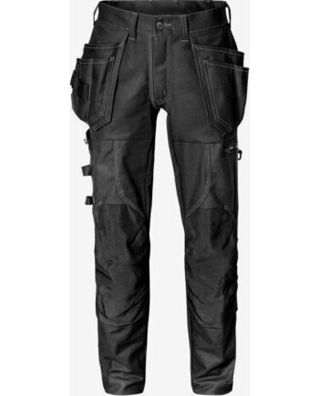 Sort Kansas HÅndvÆrker Stretch Bukser 2604 C146 Bukser 100913 940 125026 598 - Kansas Jeans  - 7322302967502