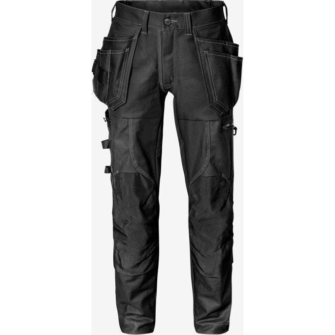 Sort Kansas HÅndvÆrker Stretch Bukser 2604 C146 Bukser 100913 940 125026 598 - Kansas Jeans  - 7322302967502