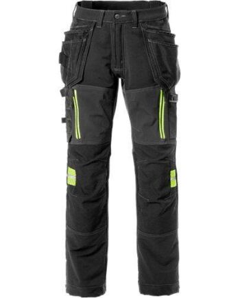 Sort Kansas Håndværker Stretchbukser 2566 C146 Bukser Herre Stretch - Kansas Jeans  - 7322302828872