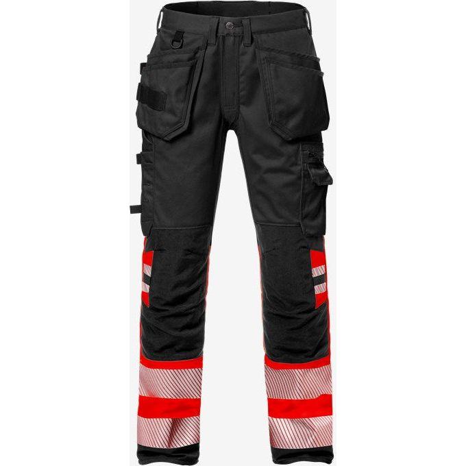Sort Kansas Vis HÅndvÆrker Stretch Bukser 2706 Rød C146 Bukser 124292 896 Beklædning - Kansas Jeans  - 7322303026215