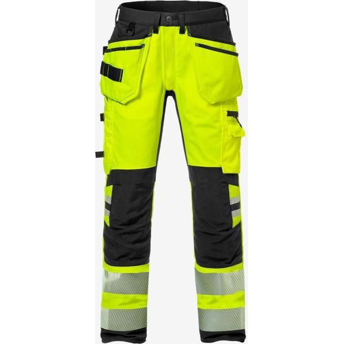 Sort Kansas Vis HÅndvÆrker Stretch Bukser 2707 Gul C146 Bukser 129514 196 Beklædning - Kansas Jeans  - 7322302738515