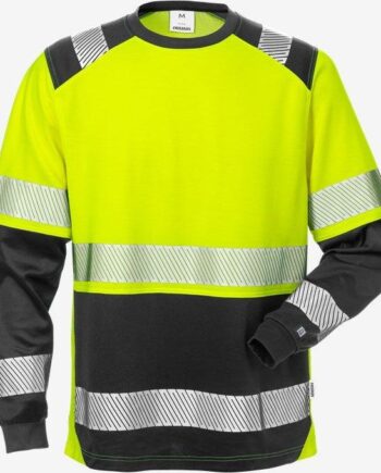 Sort Kansas Vis Langærmet Tee Shirt 7457 Gul Shirts 100134 271 100974 171 - Kansas Shirt  - 7322302844704