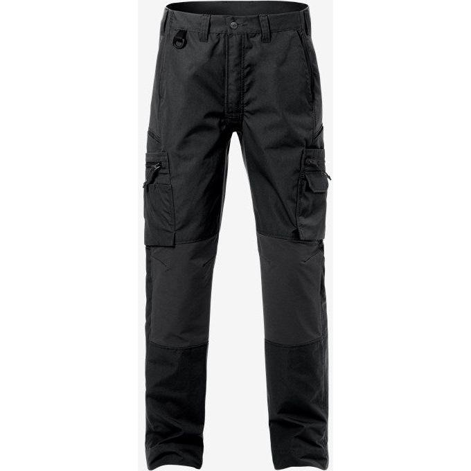 Sort Kansas Service Stretch Bukser 2700 C42 Bukser 122407 796 122408 896 - Kansas Jeans - 7322302693852