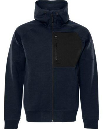 Kansas Sweatee Shirt Jakke Med Hætte 7831 Gki Mørk Marine Trøjer 300864 544 Kansas - Kansas Shirt  - 7322304159677