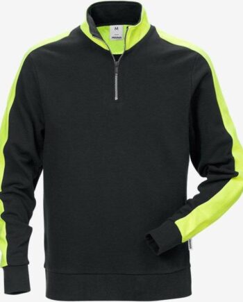 Sort Kansas Sweatshirt Med Kort LynlÅs 7449 Sweatee Shirt 121314 940 126515 940 - Kansas Shirt  - 7322302492837