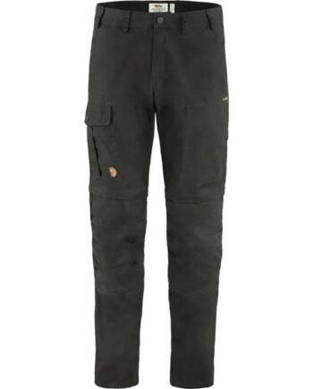 Grå Fjallraven Karl Zip Off Bukser Herre Dark Grey Bukser - Fjällräven Jeans  - 7323450261597