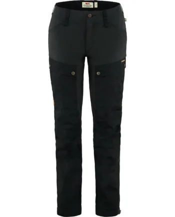 Sort Fjallraven Keb Trousers Kvinder Damer Black Regular Bukser - Fjällräven Jeans  - 7323450905187