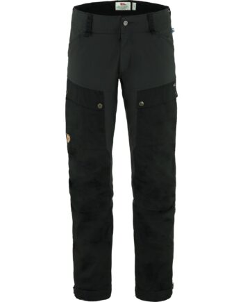 Sort Fjallraven Keb Trousers Short Black - Fjällräven Jeans  - 7323450915551