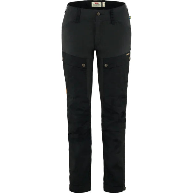 Sort Keb Trousers Curved Black 36r - Fjällräven Jeans