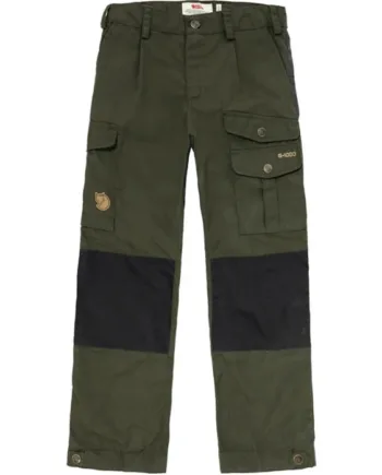 Grøn Fjallraven Kids Vidda Børnebukser Deep Forest 122 Bukser - Fjällräven Jeans  - 7323450801038